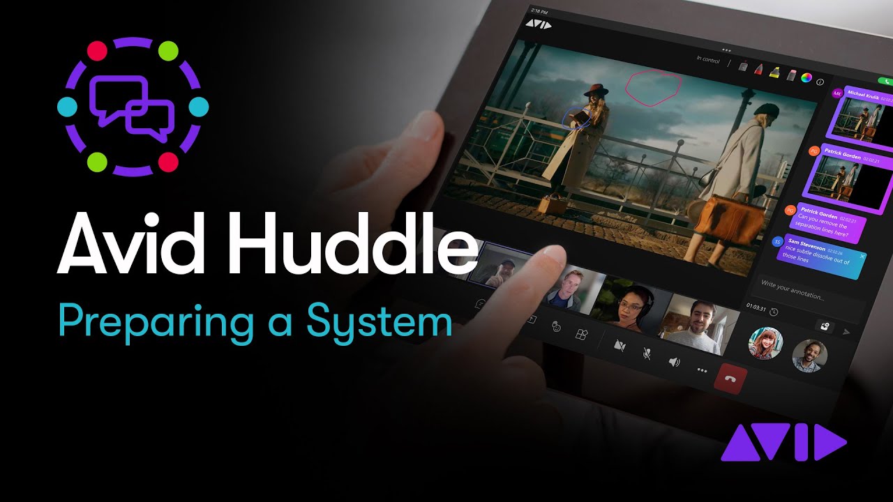 avid huddle preparing a system
