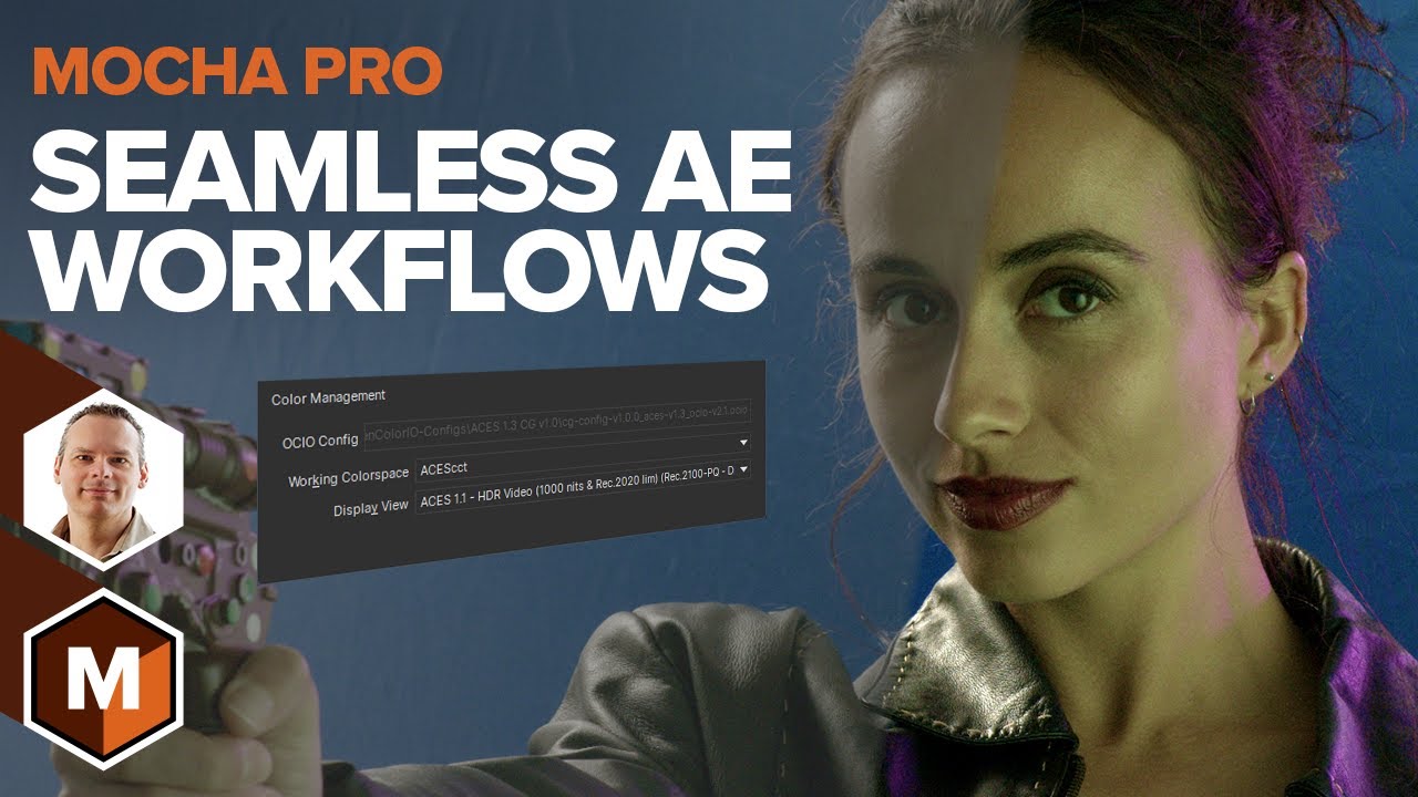 Faster 3D Camera Data & OCIO Color Matching in Mocha Pro for After Effects