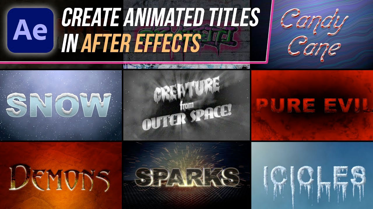 creation title effects tutorial