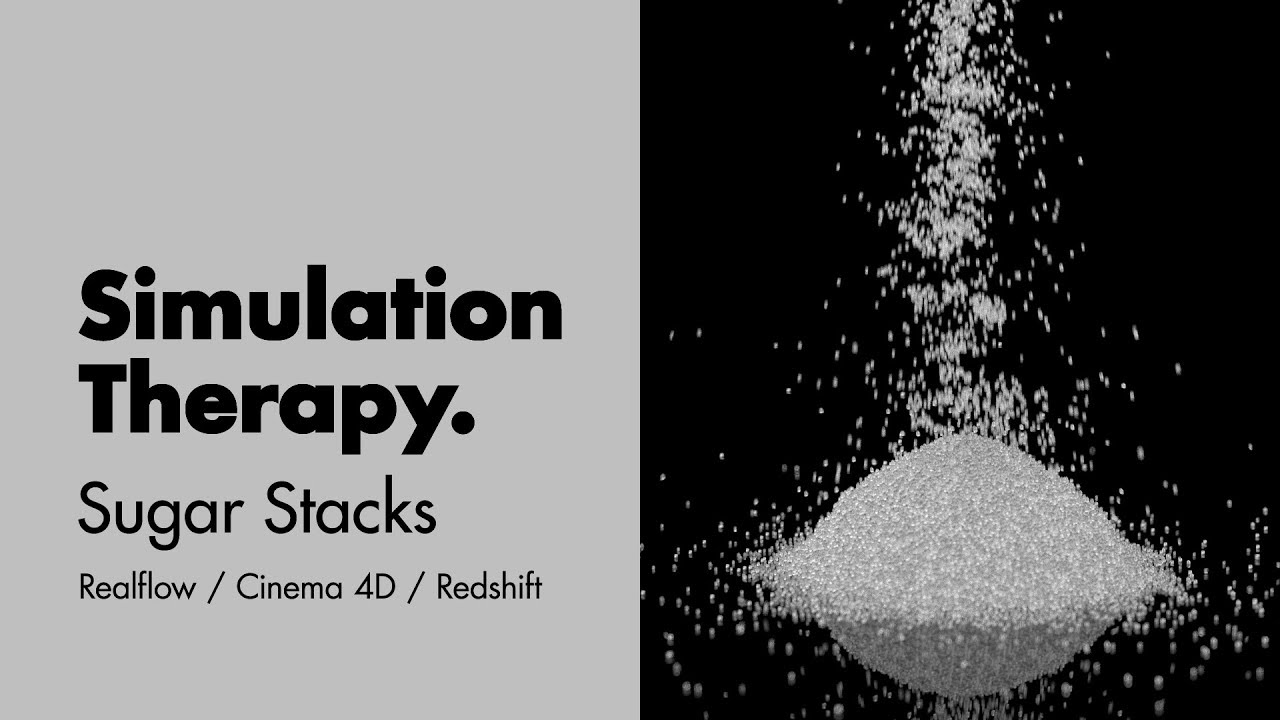 Sugar Stacks: Working with the Granular Solver in Realflow C4D