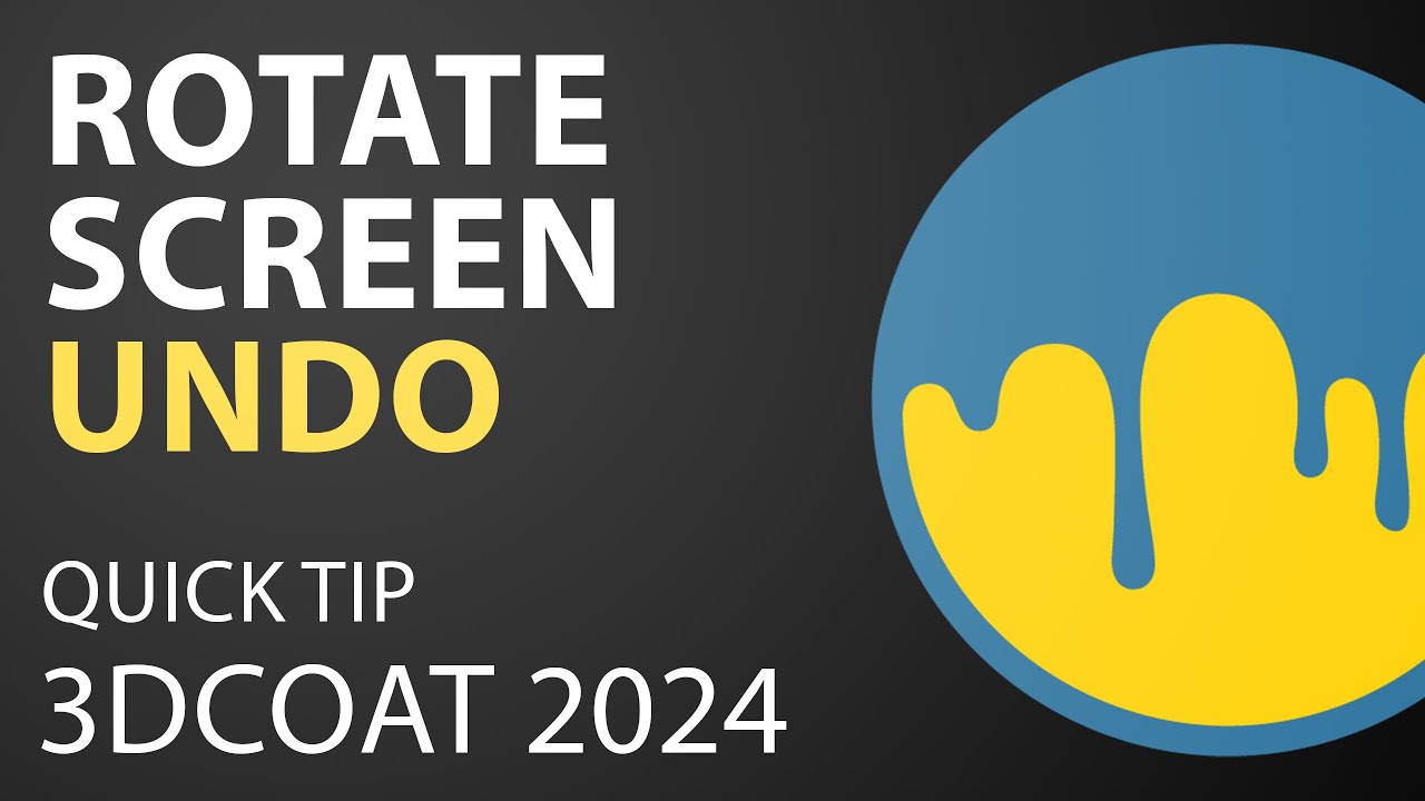 undo screen rotate 3dcoat