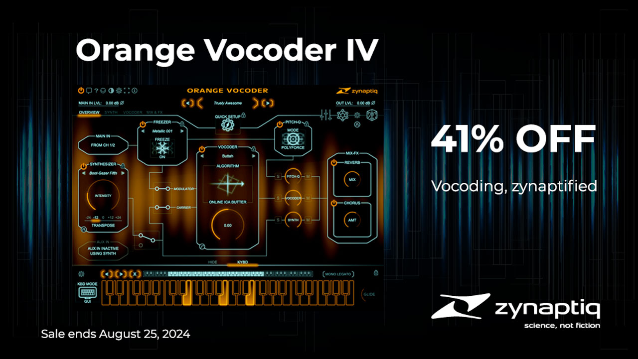 zynaptiq orange vocoder sale